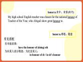 外研版高中英語必修第二冊 Unit 2 《Let‘s Celebrate Language points of Understanding Ideas》課件