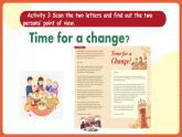 外研版高中英語必修第二冊 Unit 2《Let’s celebrate Developing ideas Time for a change》課件