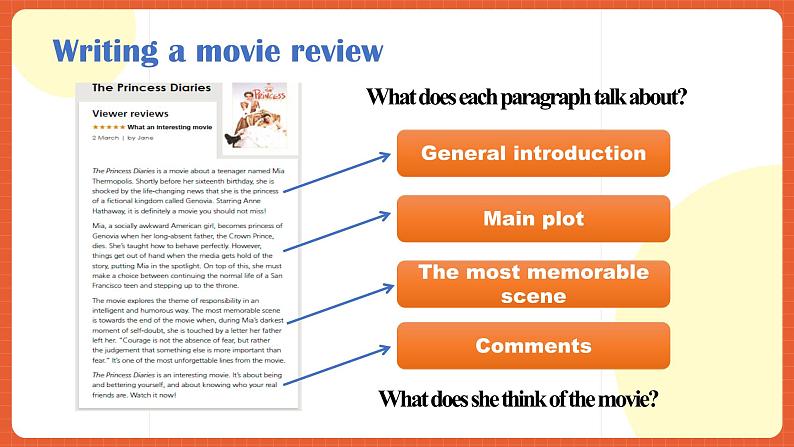 外研版高中英语必修第二册 Unit 4《Stage and screen Developing Ideas Writing》课件02