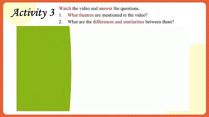 外研版高中英语必修第二册 Unit 4《Stage and screen  Period 2 Understanding Ideas》课件05