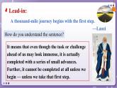 【人教版】英语必修一 Welcome Unit   Listening and Speaking课件