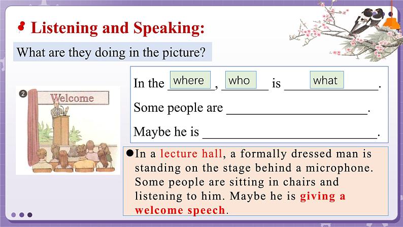 【人教版】英语必修一 Welcome Unit   Listening and Speaking课件08