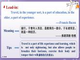 【人教版】英語必修一 Unit 2　Travelling Around  Listening and Speaking課件