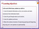 【人教版】英語必修一 Unit 3  Sports and Fitness  Listening and Speaking課件