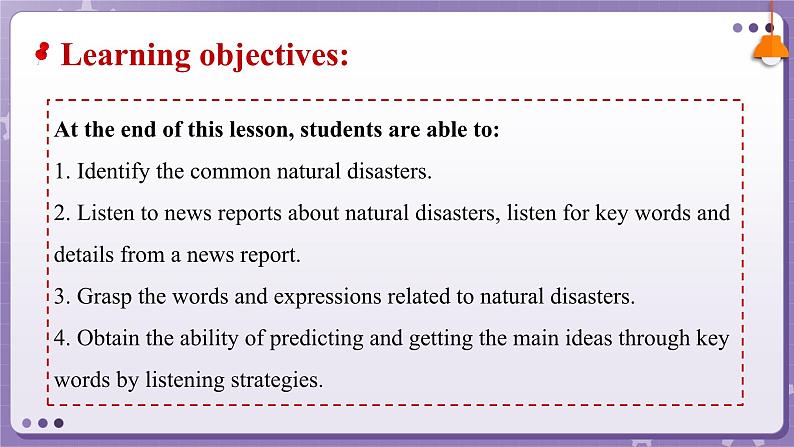 【人教版】英语必修一 Unit 4　Natural Disasters  Listening and Speaking 课件03