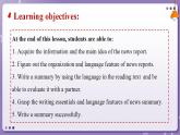 【人教版】英語必修一 Unit 4　Natural Disasters  Reading for Writing 課件