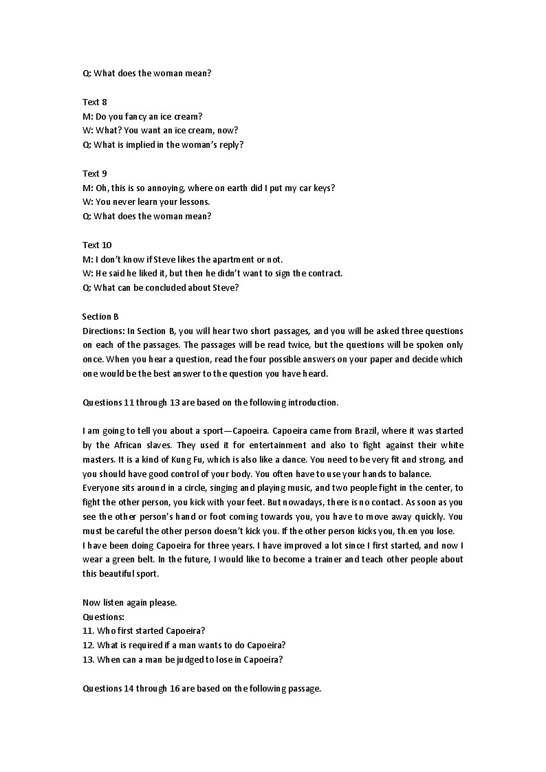 2010年高考英语试卷（上海）（秋考）真题及答案解析（含听力mp3）02