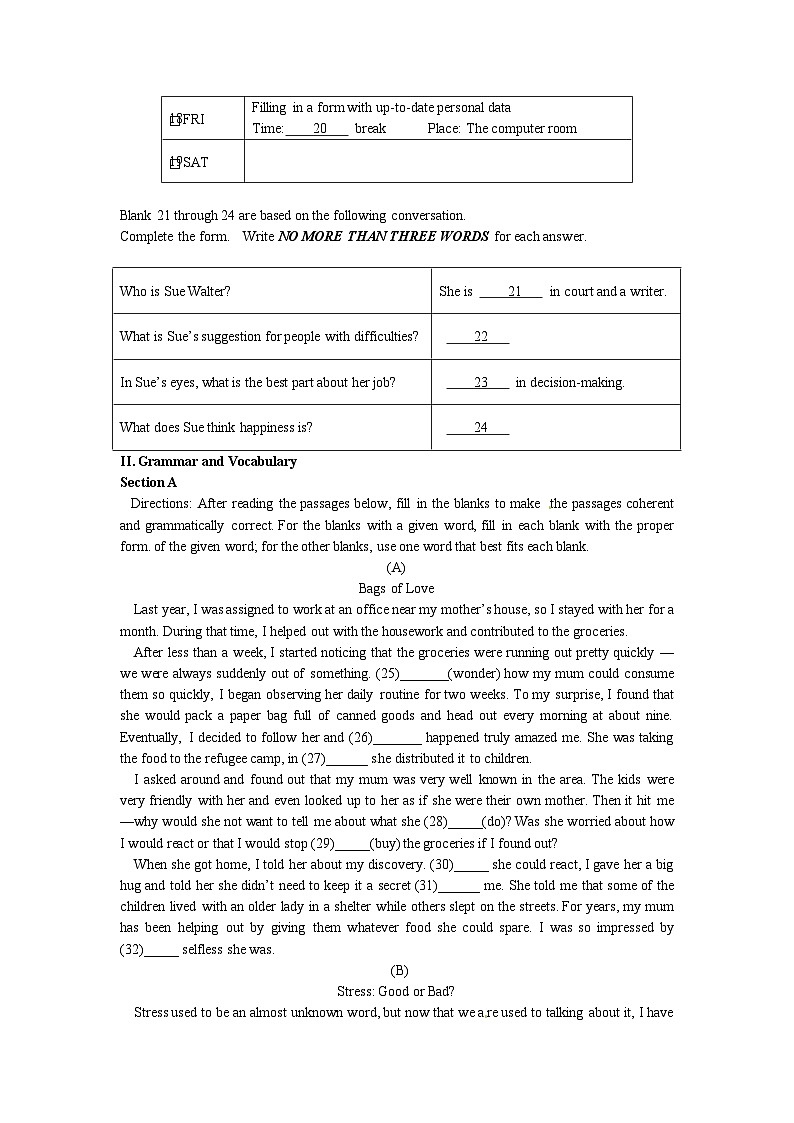 2016年高考英语试卷（上海）（秋考）真题及答案解析（含听力mp3）03