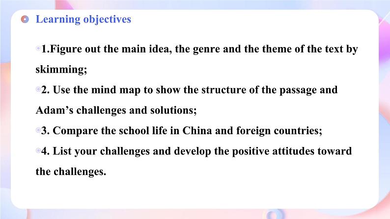 Unit 1 Teenage Life Reading and Thinking(课件)02