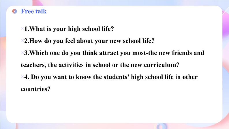 Unit 1 Teenage Life Reading and Thinking(课件)05