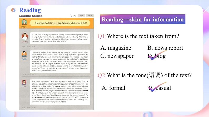 Unit 5 Languages Around the World Reading for Writing（课件）07