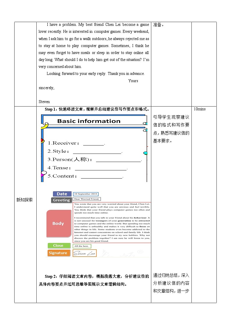 Unit 1 Teenage Life Reading for Writing(教学设计)-02