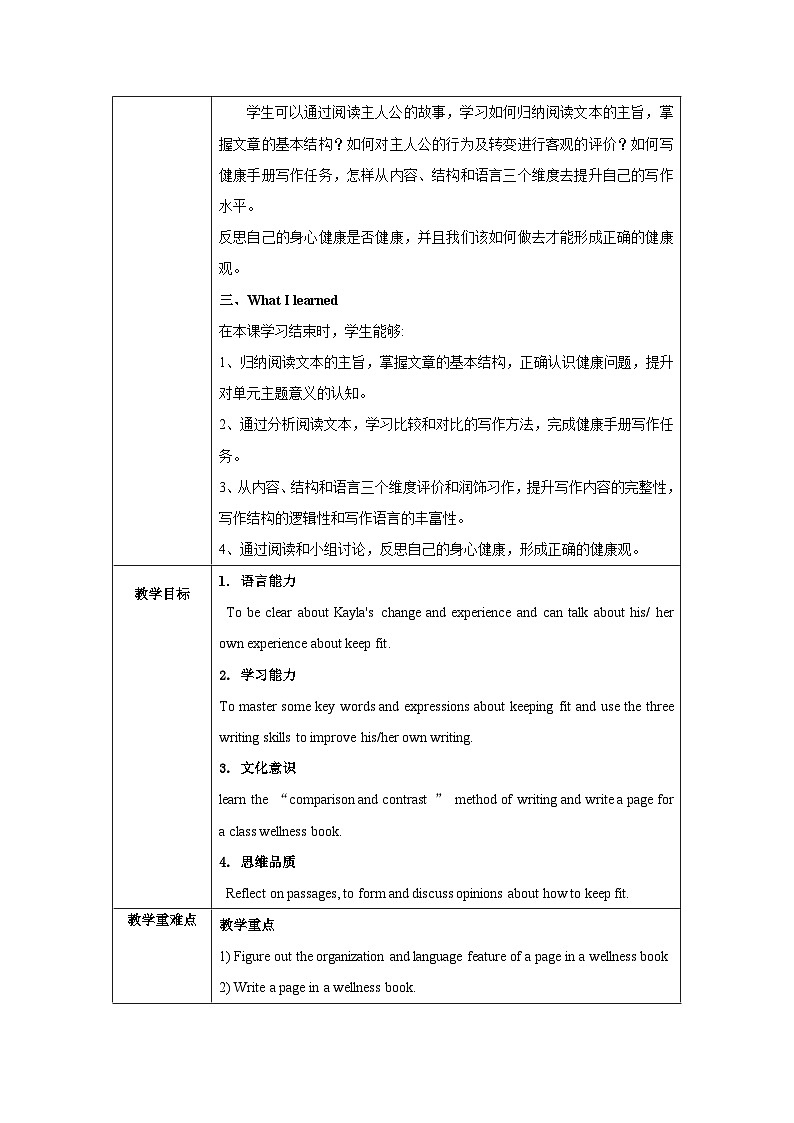 Unit 3 Sports and Fitness Reading for Writing(教学设计)-03