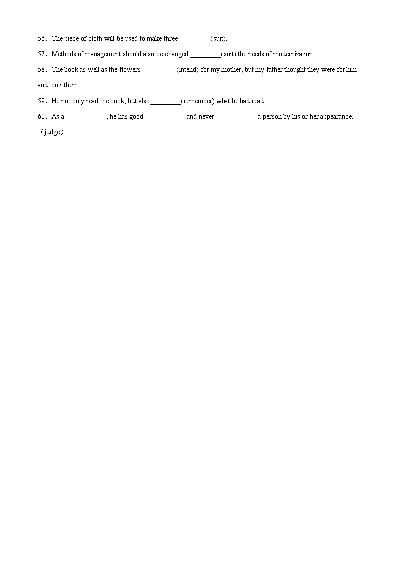专题03 Unit 3单句语法填空-2024-2025学年高一英语单句语法填空训练（外研版2019必修第一册）第3页