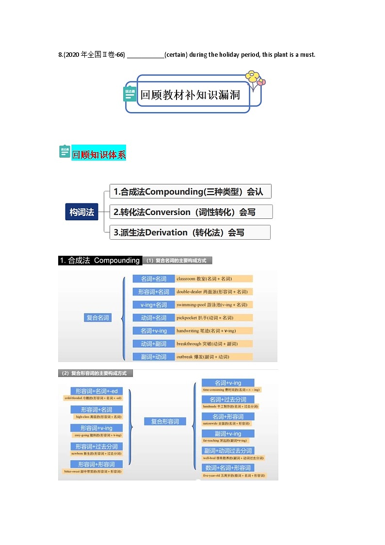 新高考英语三轮冲刺查缺补漏专题09 构词法（2份打包，原卷版+解析版）02