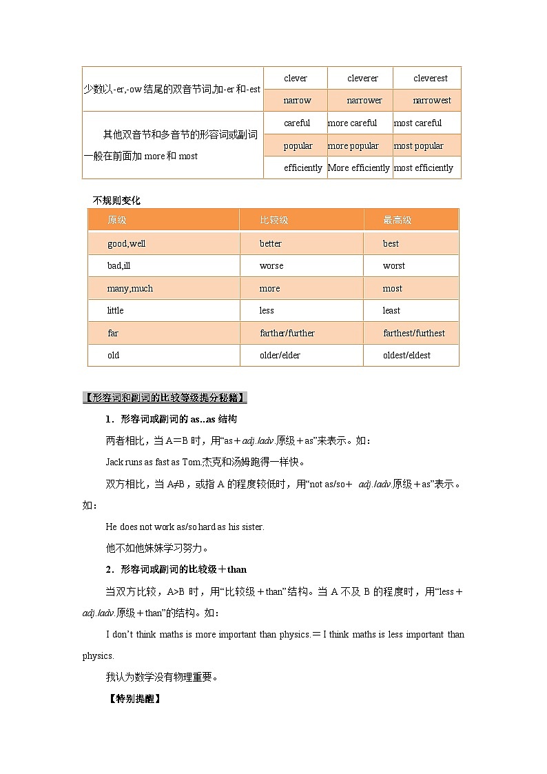 新高考英语一轮复习考点过关练考点05-形容词和副词与语法填空（2份打包，原卷版+解析版）03