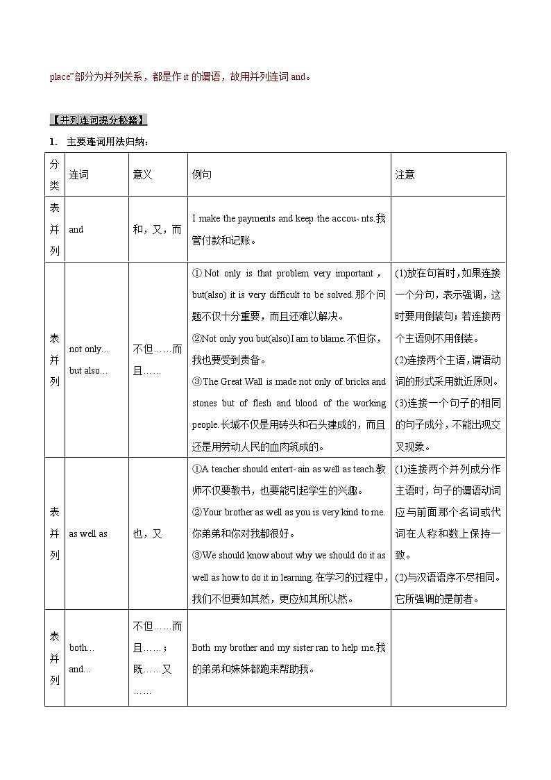 新高考英语一轮复习考点过关练考点08-连词与语法填空（解析版）第2页