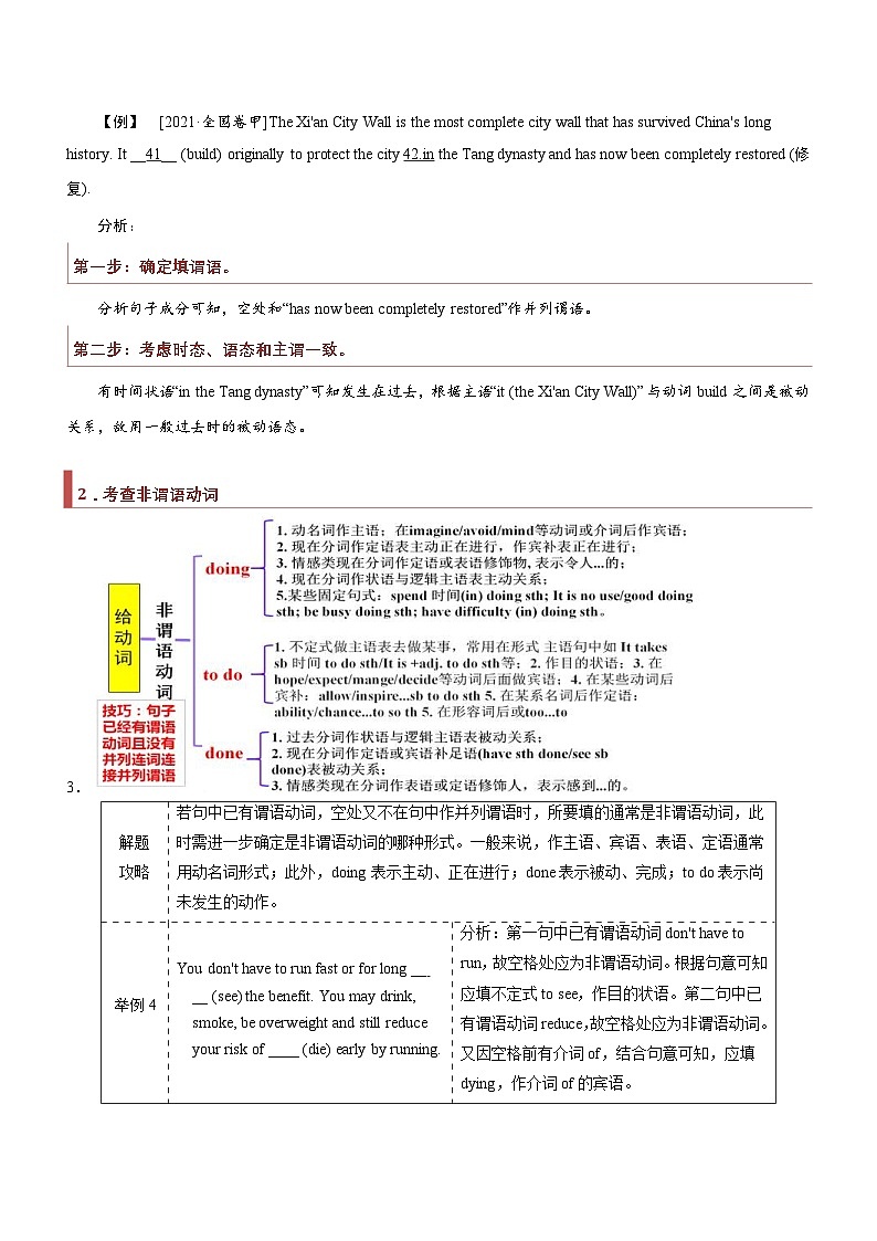 新高考英语二轮复习讲练测专题01：语法填空之有提示词梳理（解析版）第2页