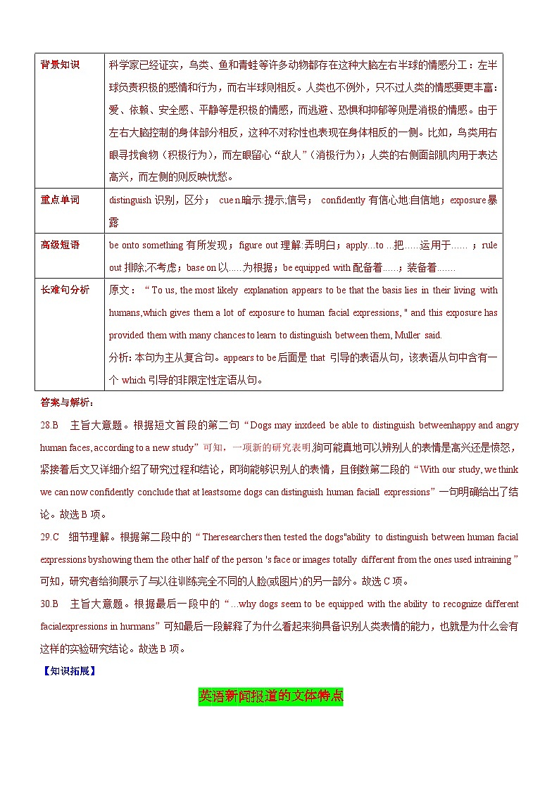 新高考英语一轮复习练习考向29 阅读理解之时事热点(解析版)第3页