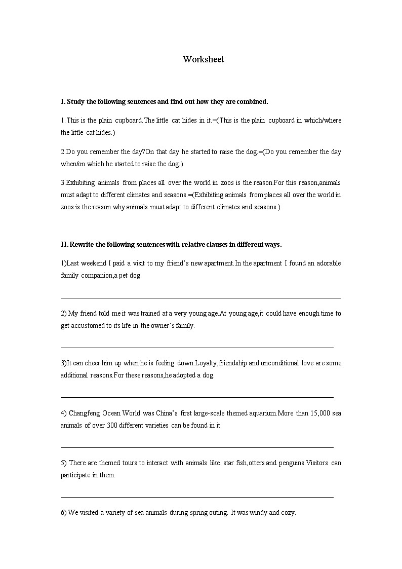 Unit2 Grammar 学案（教师版+学生版）-高中英语同步精品课件（上外版2020必修第二册）01