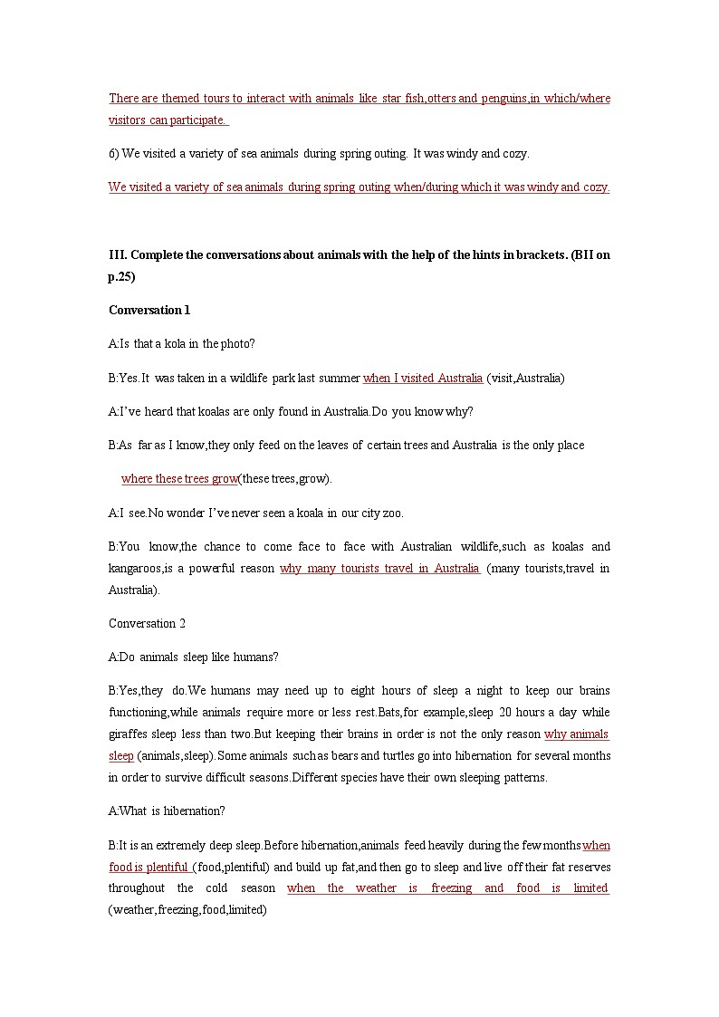 Unit2 Grammar 学案（教师版+学生版）-高中英语同步精品课件（上外版2020必修第二册）02