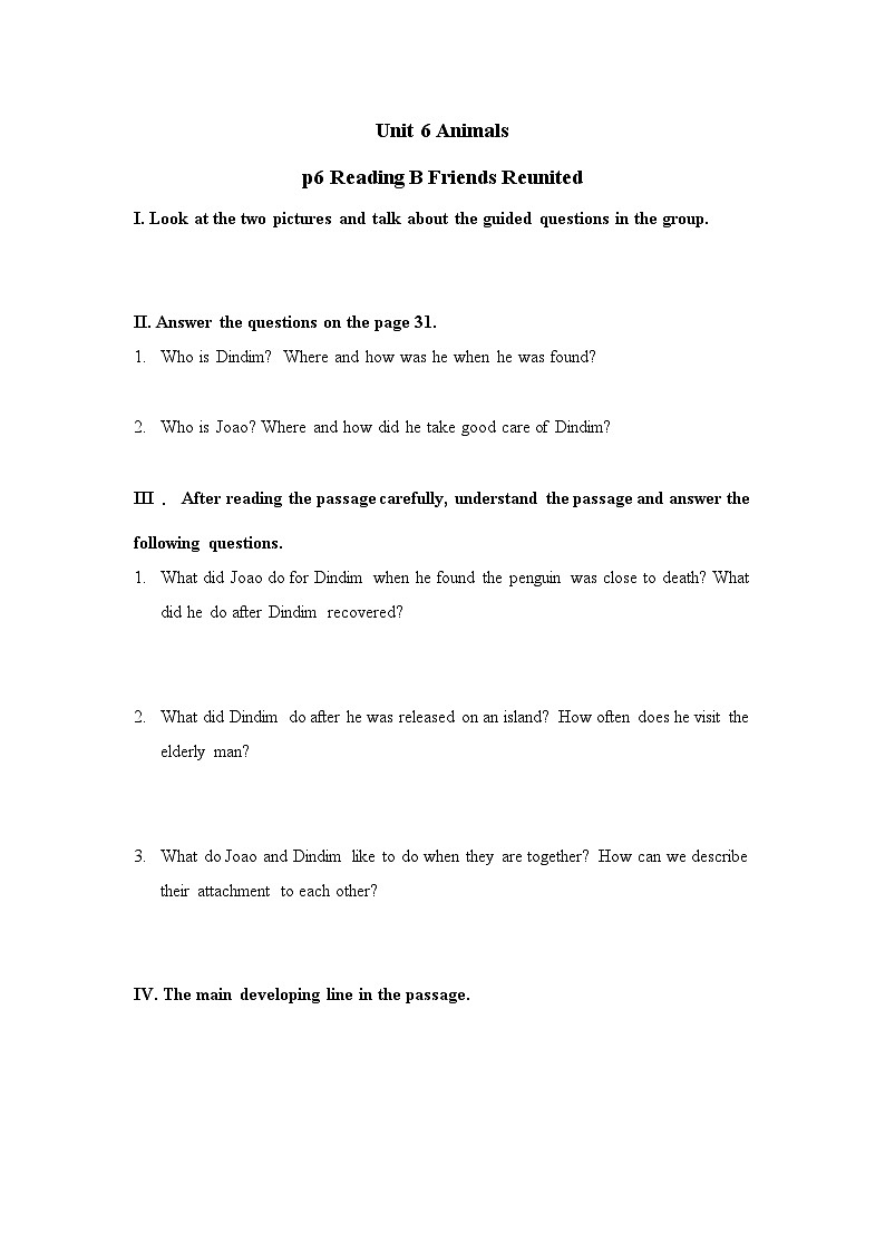 Unit2 Reading B学案（教师版+学生版）-高中英语同步精品课件（上外版2020必修第二册）01