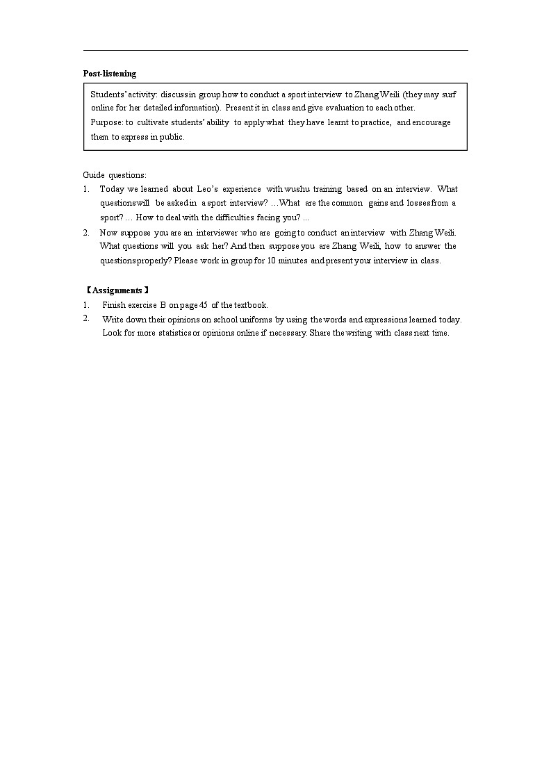 Unit4 Listening and Viewing 教案-高中英语同步精品课件（上外版2020必修第二册）第3页