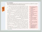 Unit4 ReadingA Vocabulary课件高二英语上学期同步备课（上外版2020选择性必修第一册） 