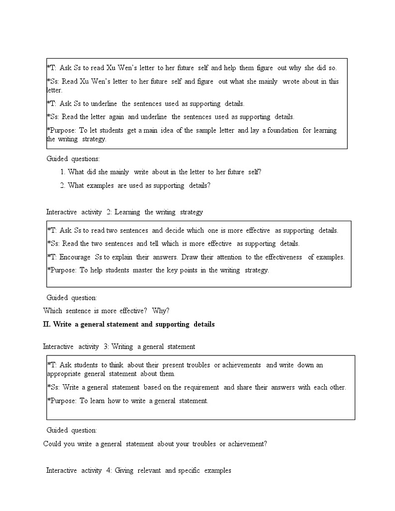 Unit4 Writing教案高二英语上学期同步备课（上外版2020选择性必修第一册） 02