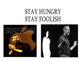 新上教版英语必修第三册 03 Unit 1  Road to Success（Stay hungry,Stay foolish）课件