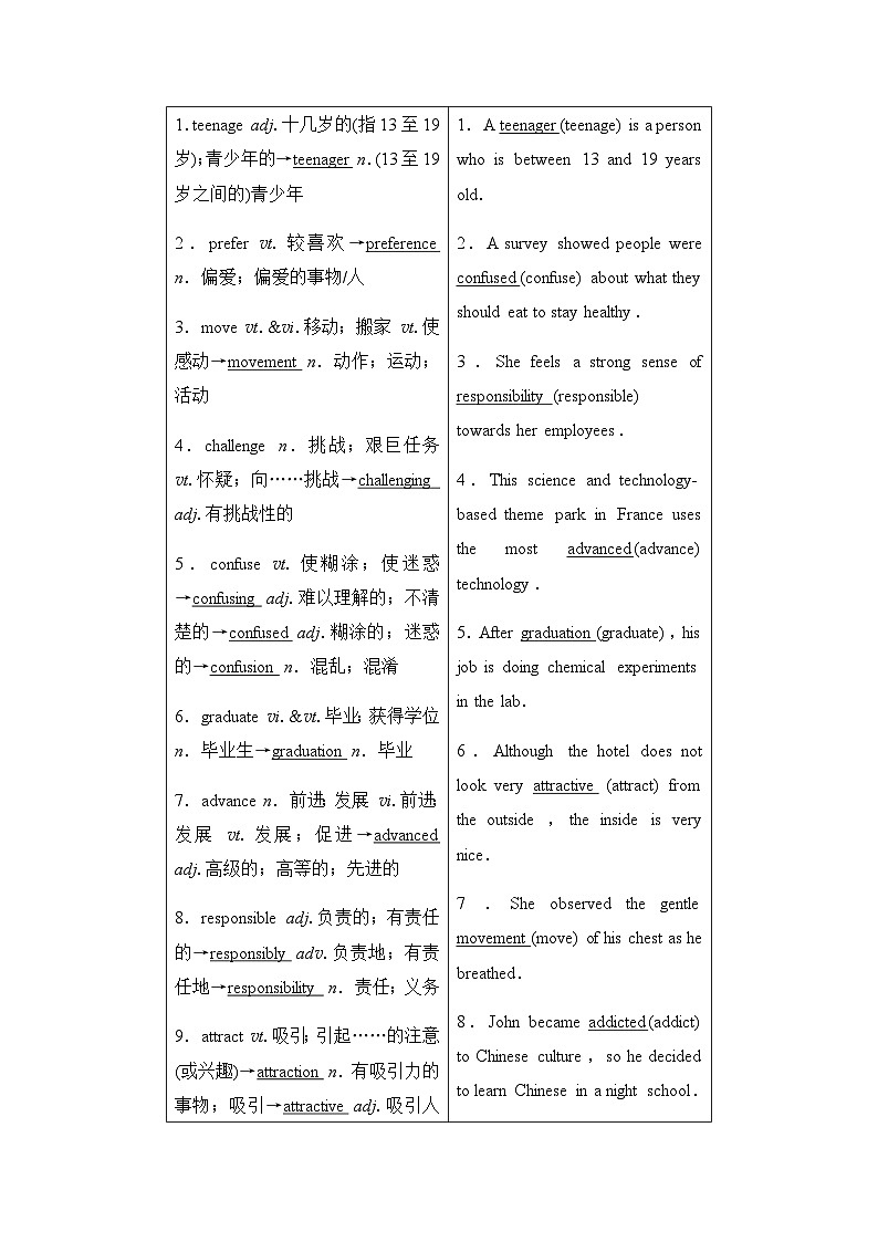 人教版高中英语必修第一册UNIT1 Period1学案03