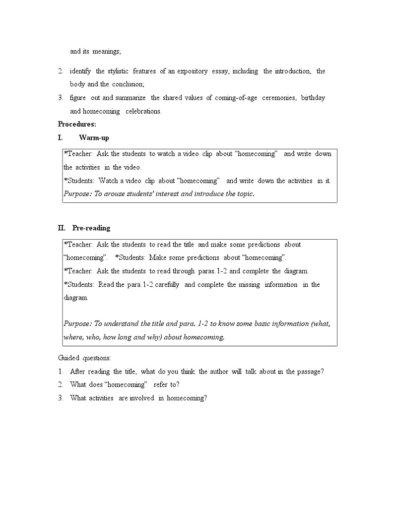 上外版2020必修第一册高一英语上学期 Unit4 ReadingB 教案02