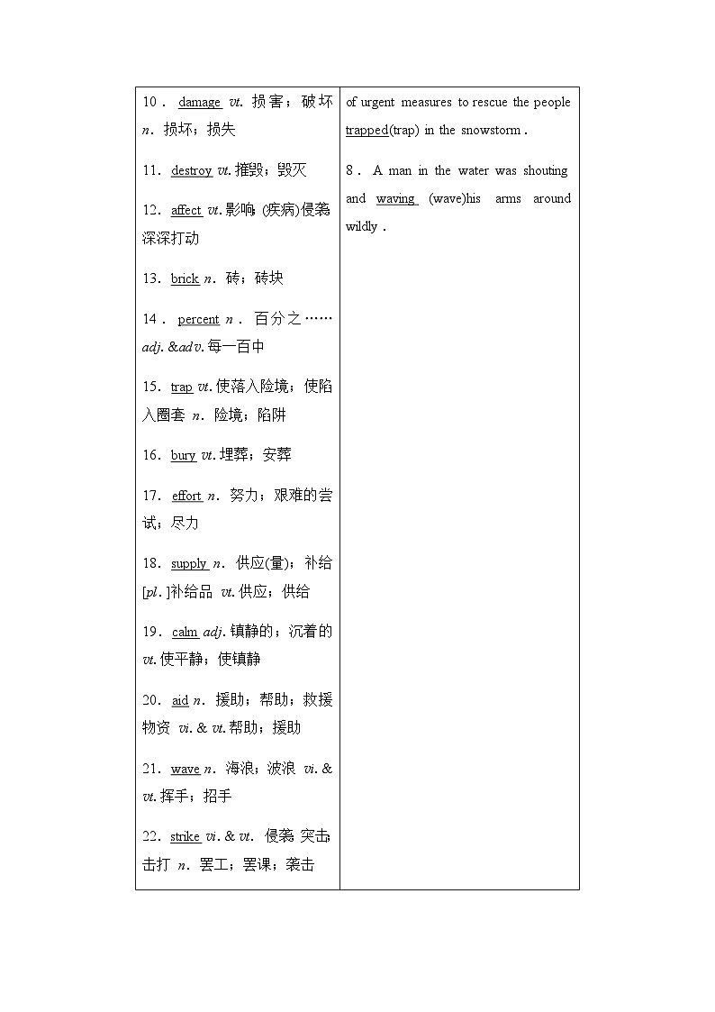 人教版高中英语必修第一册UNIT4 Period1学案第2页