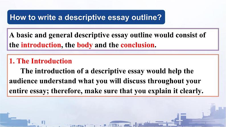 06 Unit 1 Scientists 写作 Writing a descriptive essay课件-高二英语同步备课（上外版2020选择性必修第二册)04