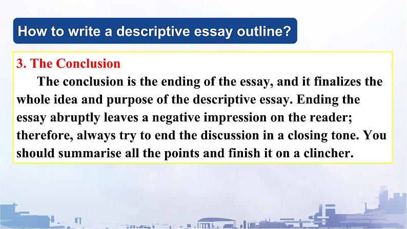 06 Unit 1 Scientists 写作 Writing a descriptive essay课件-高二英语同步备课（上外版2020选择性必修第二册)07