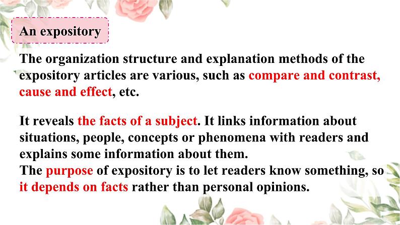 06 Unit 4 Disaster Survival Writing an expository essay课件 -高二英语同步备课（上外版2020选择性必修第二册)04