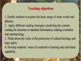 人教版（2019）高一英语 必修第二册 Unit 1 Cultural Heritage Period 3 Reading and Thinking （课件）