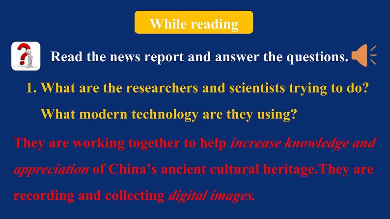 人教版（2019）高一英语 必修第二册 Unit 1 Cultural Heritage Period 5 Reading for Writing（课件）05