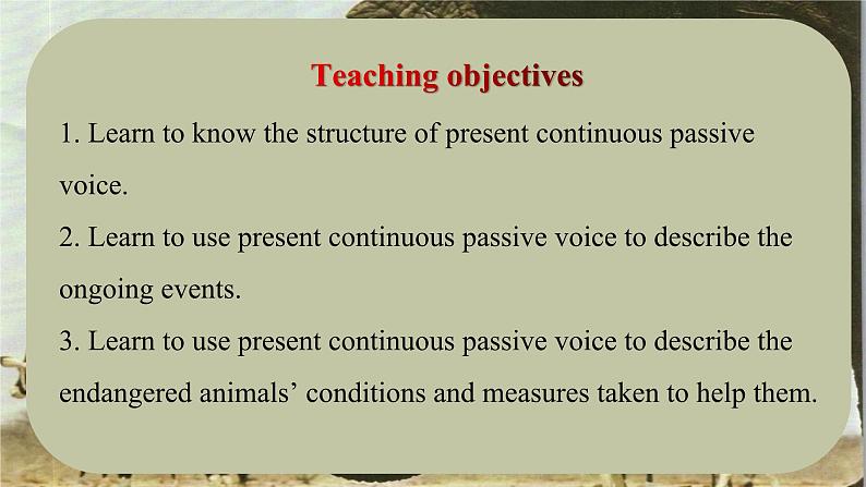 人教版（2019）高一英语 必修第二册 Unit 2 Wildlife Protection Period 4 Discovering Useful Structures（课件+分层练习）02