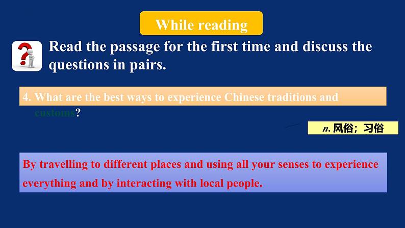 人教版（2019）高一英语 必修第二册 Unit 4 History and Traditions  Period 5 Reading for Writing（课件+分层练习）08