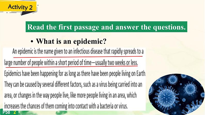 2024-2025学年北师大版（2019）选择性必修第三册Unit 9 Human Biology Lesson 3 Epidemics Explained课件 (2)第7页