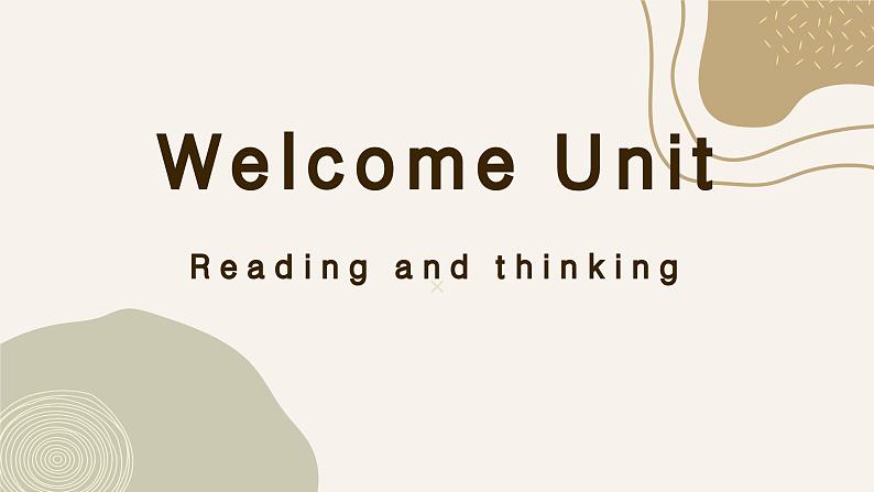 2024-2025学年英语高一人教版（2019）  必修第一册   Welcome unit  Reading and Thinking课件01