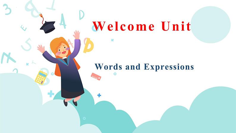 2024-2025学年英语高一人教版（2019）  必修第一册 Welcome Unit Words and expressions 课件01