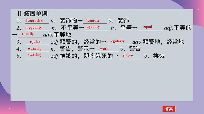 2023-2024学年外研版（2019）高中英语必修第二册 Unit 2 Let's celebrate 复习课件第6页