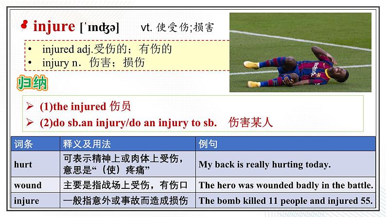 Unit 3  Sports and Fitness  Words and Expressions课件-2024-2025学年高一英语同步精品课堂（人教版2019必修第一册）第7页