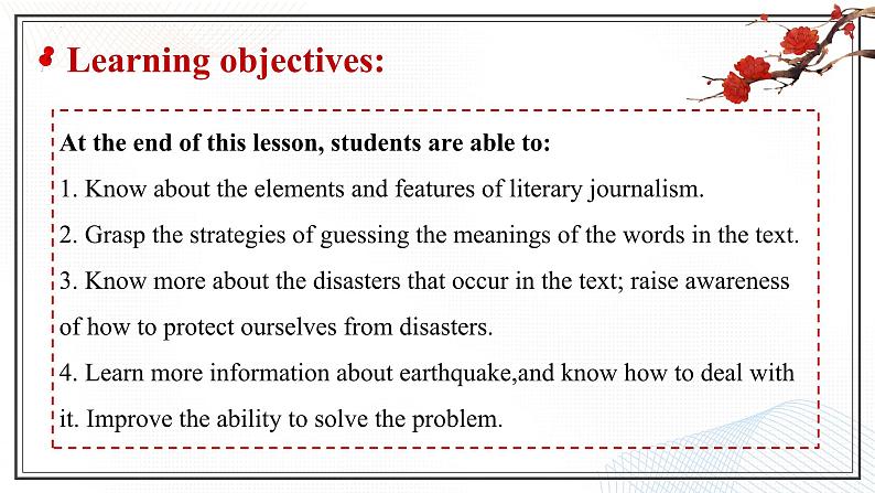 Unit 4　Natural Disasters  Reading and Thinking 课件-2024-2025学年高一英语同步精品课堂（人教版2019必修第一册）第3页