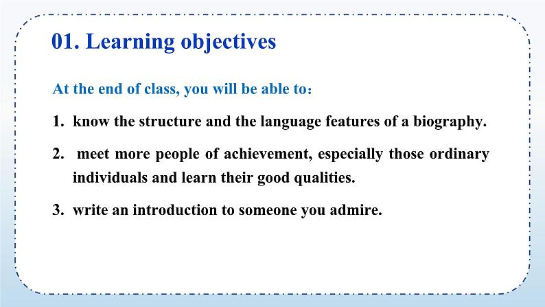 Unit 1 People of Achievement Using Language (课件)-高二英语同步高效课堂（人教版2019选择性必修第一册）第2页