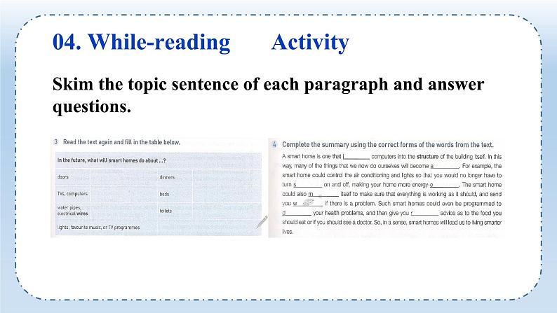 Unit 2 Looking into the future Reading and Thinking (课件)-高二英语同步高效课堂系列(人教版2019选择性必修第一册)08