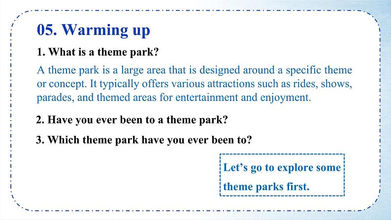 Unit3 Fascinating Parks Using Language(课件)-高二英语同步备课系列(人教版2019选择性必修第一册)06