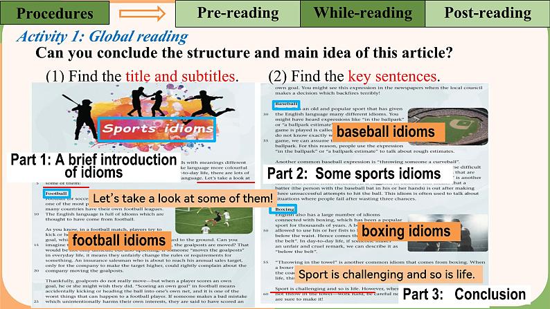 译林版XB2 U2 Extended reading-Sports idioms 课件07